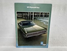 1971 Plymouth Fury Original Sales Brochure 1971 Plymouth Fury Original Sales Brochure