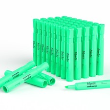 Highlighters Bulk 40 Pack of Green Tank Style Chisel Tip Highlighters Set for...