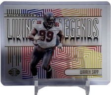 Warren Sapp 2019 Illusions Living Legends Card #LL-WS SN Tampa Bay Buccaneers