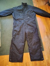 Carhartt Yukon Extremes X01 Black Arctic Quilt Insulated Coveralls 52R EUC