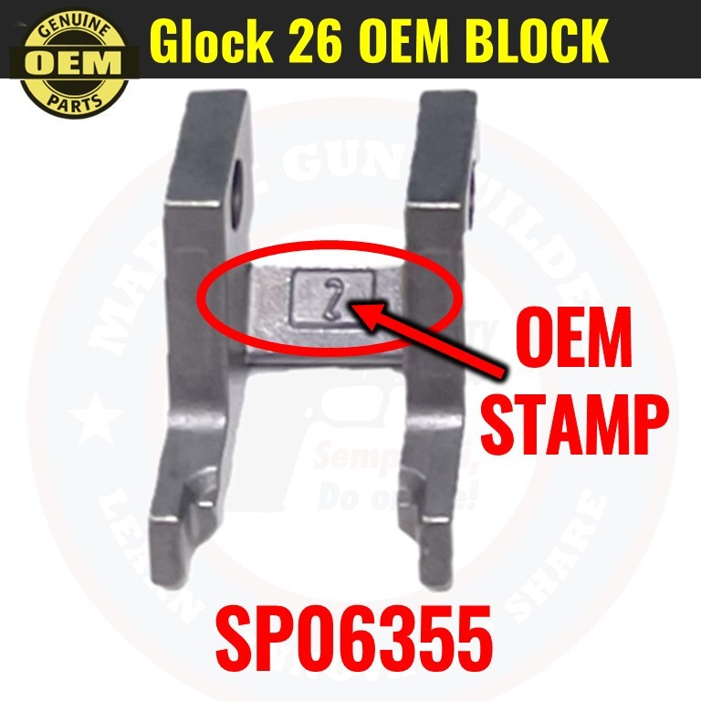 Glock 26 OEM Locking Block Gen 3 – G26 Genuine Factory Part | eBay