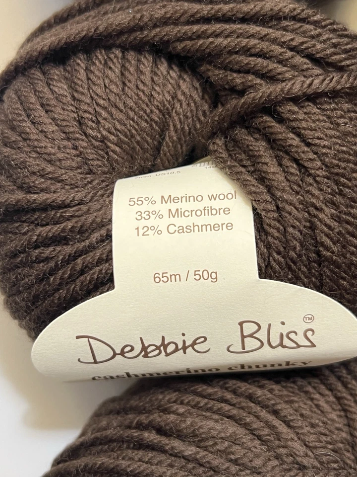 Debbie Bliss Cashmerino Hilo Grueso 50gr. Juego de 1 bola mezcla merino/cachemira Foto 4 de 4