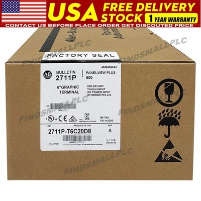 2022 NEW Sealed Allen-Bradley 2711P-T6C20D8 PanelView Plus 6 Graphic Terminal