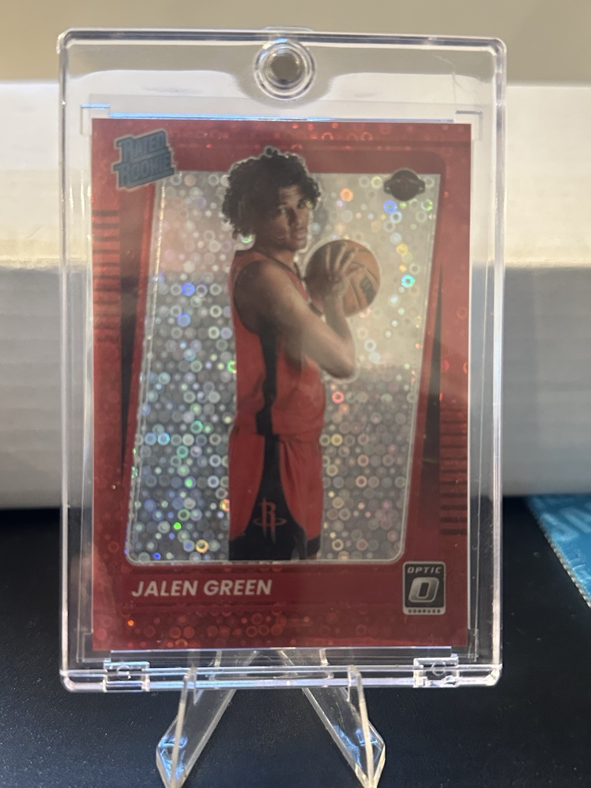 2021-22 Donruss Optic - Rated Rookie RED 37/85 Fastbreak Prizm #159 Jalen Green
