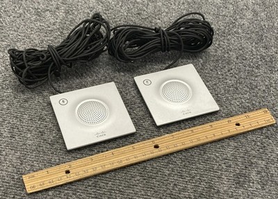 Lot of 2 Cisco TTC5-06 TelePresence Table Microphones 20