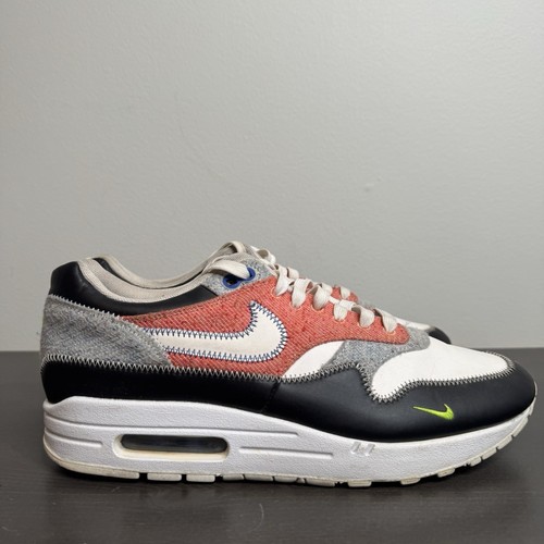 Nike Air Max 1 Recycled White Shoes Mens 10 Sneakers Athletic Walking Adult - Picture 3 of 13