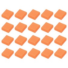 20pcs USB 2.0 Port Cap Cover Silicone Protector for USB Data Cable, Orange