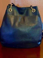 Excellent Bottega Veneta Vintage Black Shoulder Bag