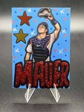 TOPPS X ARTIST CARTER X ORIGINAL 1/1 ART CARD JOE MAUER TWINS 2025 HOF