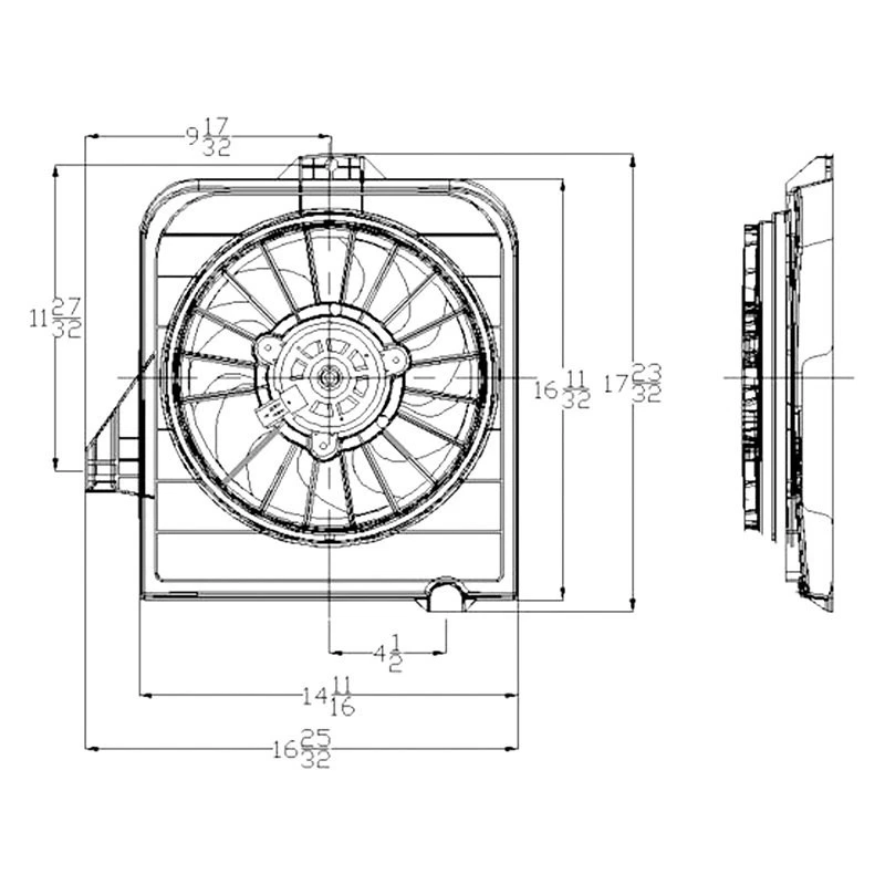 For Dodge Grand Caravan 2001-2005 TYC 600390T Engine Cooling Fan Foto 4 de 4
