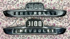 1955 1954 Chevrolet 3100 Chevy Pickup Truck Emblem Set Oem Original 1st Series 1955 1954 Chevrolet 3100 Chevy Pickup Truck Emblem Set Oem Original 1st Series