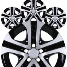 17 Inch Silver Black Hubcaps For Toyota Rav4 2013-2018 Set Of 4 Wheel Rim Covers