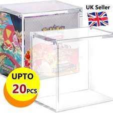 10~20PACKPokemon Elite Trainer Box ETB Acrylic Case Magnetic Anti UV Display