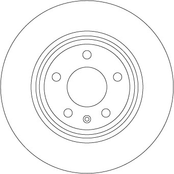 2x BRAKE DISC DF6981S FOR AUDI A4/B9/Allroad A5/Sportback/Convertible A7 A6/C8 - Picture 2 of 6