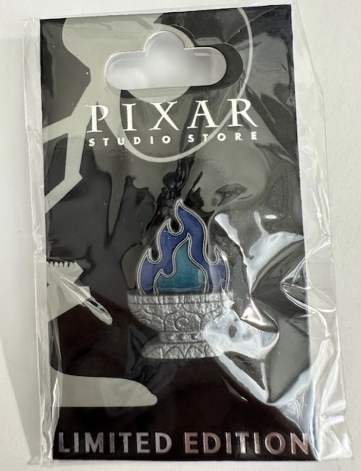 Pixar Studio Store Blue Flame Elemental Disney Pin (B)