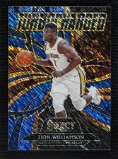 2020-21 Panini Select Turbocharged Blue Prizm Zion Williamson #3 0d44