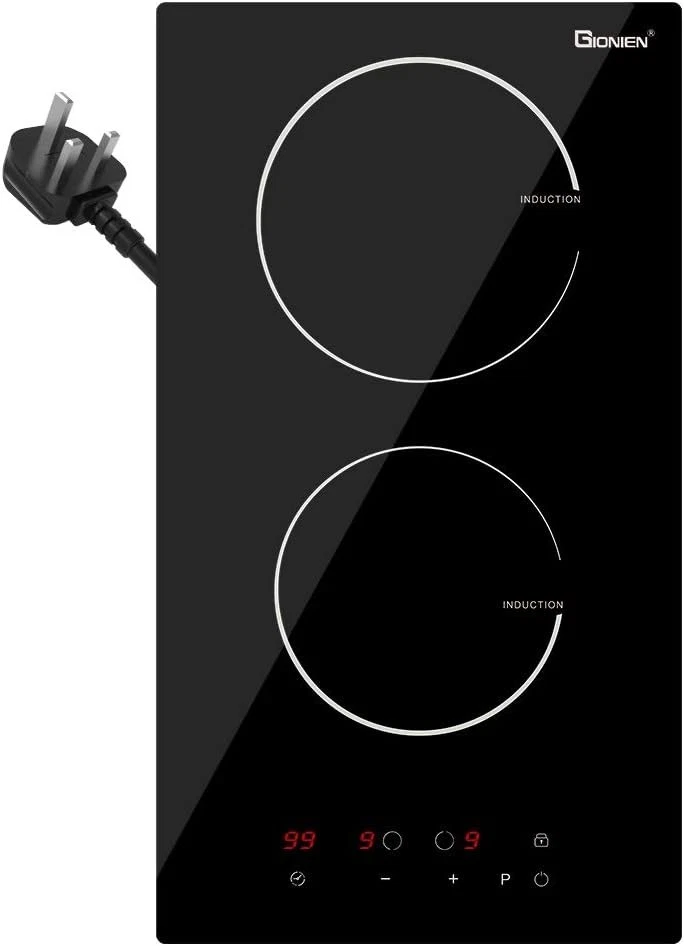 Plug in Induction Hob 2 Rings,Domino Hobs,30cm Electric Cooktop 2800W 13 Amp, Bu
Opens in a new wind