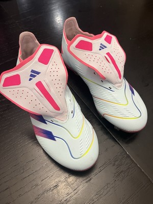 New Adidas IH8724 Predator League FG unisex 5.5 Blue/Pink 
