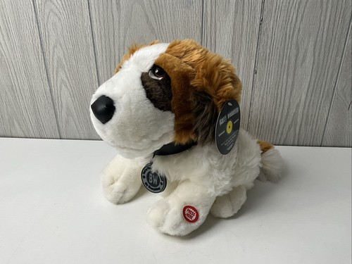 BARRY WONDERFUL Singing Plush Dog St Bernard Barry White You’re The First NWT