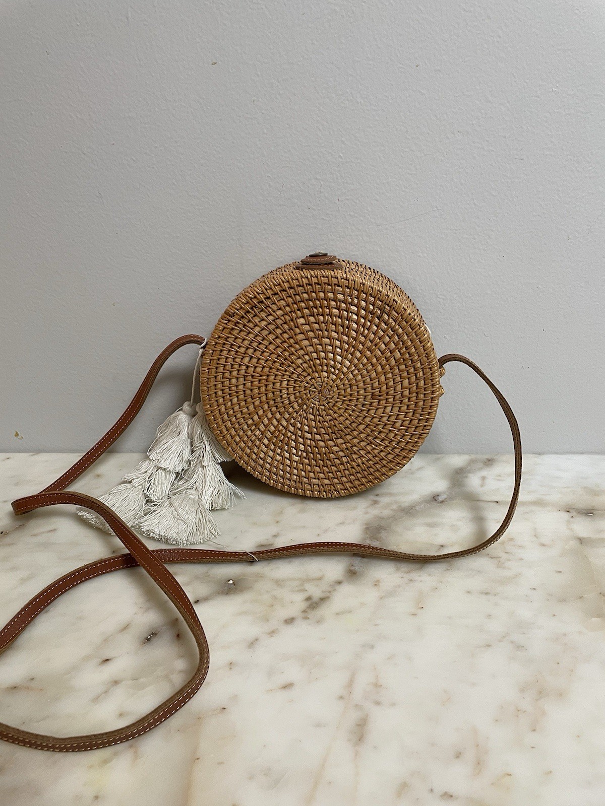 Wicker Crossbody Bag - image 2