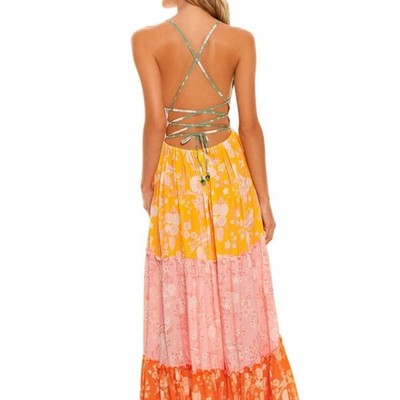 NWT Agua Bendita Fairy Maxi Dress Small | eBay