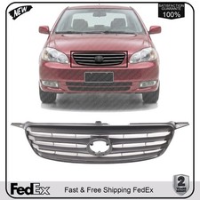 New Front Grille Painted Gray Shell And Insert For 2003-2004 Toyota Corolla New Front Grille Painted Gray Shell And Insert For 2003-2004 Toyota Corolla