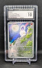 Pokemon Litwick 101/086 White Flare Scarlet & Violet - CGC 10 GEM MINT on eBay