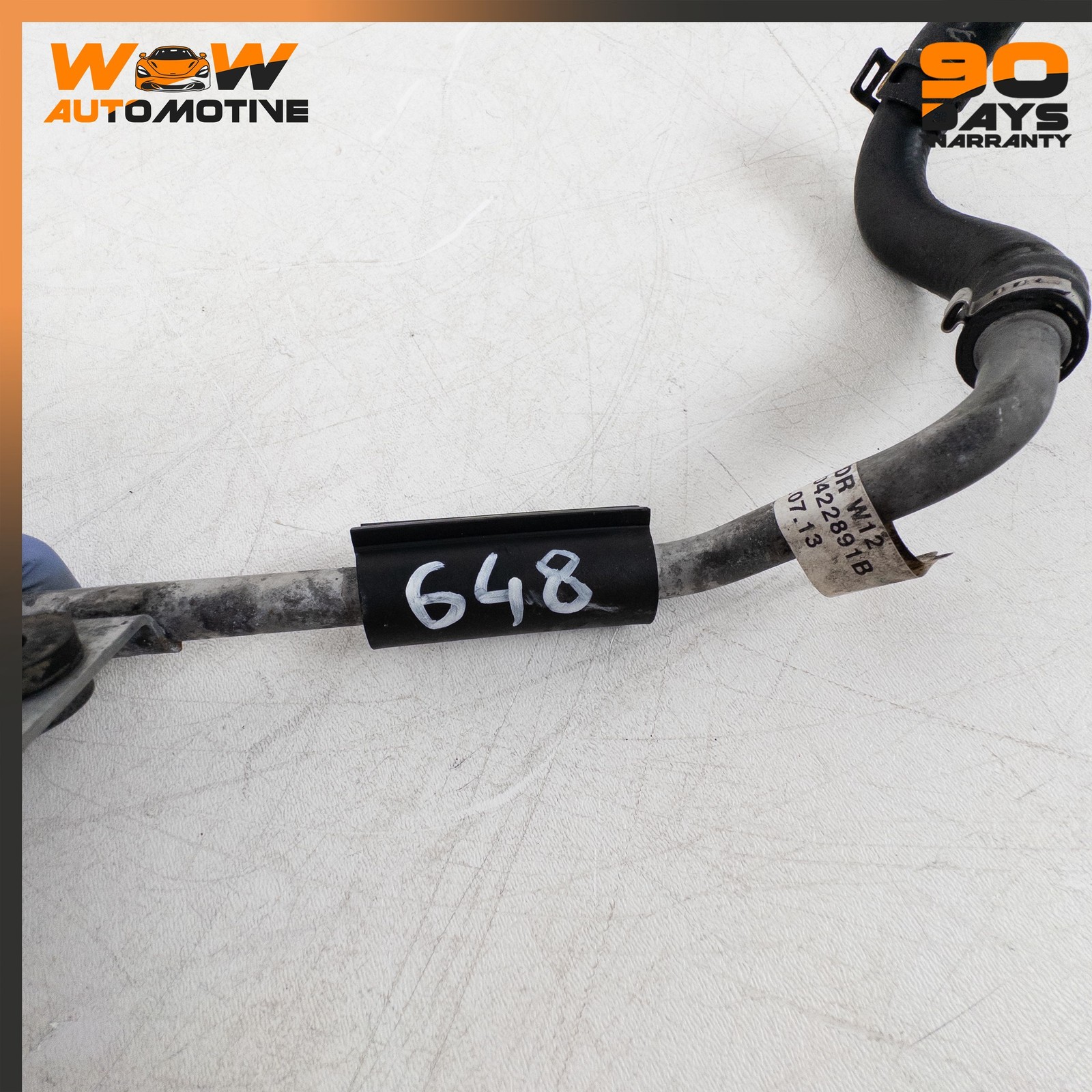 12-19 BENTLEY FLYING SPUR POWER STEERING RETURN TUBE HOSE PIPE 4W0422891B OEM