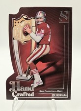 2025 Panini Silhouette NFL Joe Montana Hand Crafted MVP Die-cut SF 49ers