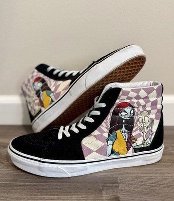 Vans Disney SK8 Hi Nightmare Before Christmas Sallys Shoes Men s Size 11.5 Rare