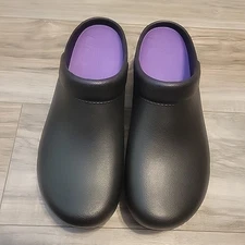 Dansko Women's Kane Slip On Clogs Size 41 Black easy to clean comfort