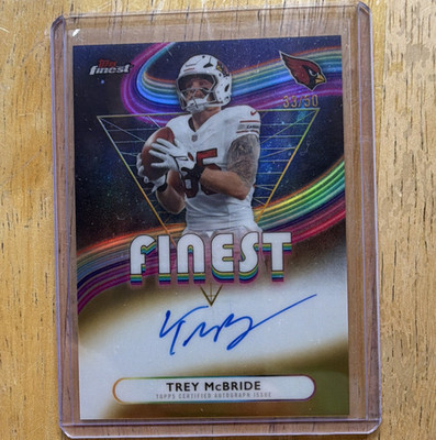 Trey Mcbride 2025 Topps Finest  Autograph FA-TMC Cardinals SP Rare Auto /50