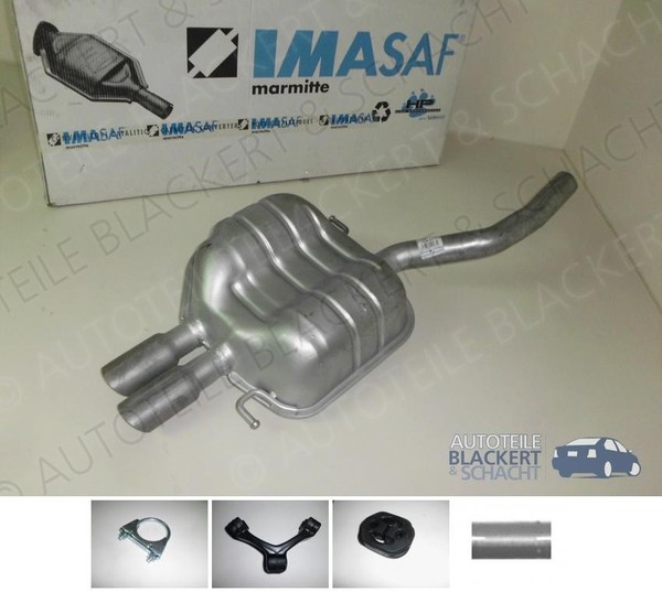 Imasaf ESD Auspuff Endopf+Anbauteile für VW Passat+Varaint+Cc 2.0 TDI 2005-2012-image