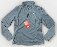 NWT The North Face Women Quarter Zip Pullover Gray Platinum Medium