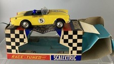SCALEXTRIC #C83 SUNBEAM TIGER #5 RACING CAR SOLD AS SPARES REPAIRS UNTESTED