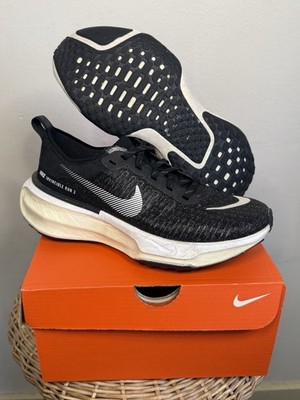Nike ZoomX Invincible Run 3 Womens Size 8 Black White Running Shoes Sneakers