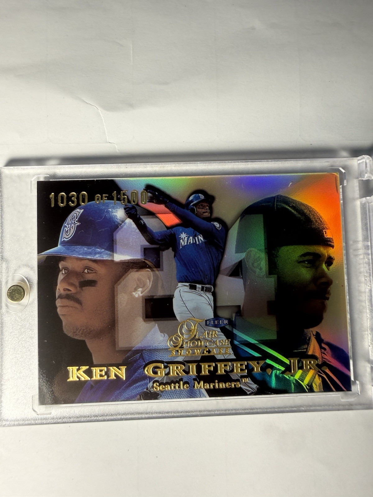 1999 Flair Showcase #3 Ken Griffey Jr. Flair Showcase Row 1 (Showcase) #/1500