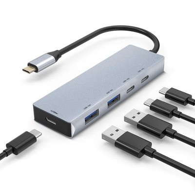 USB 3.2 Hub 10Gbps, 2 USB-C 3.2 and 2 USB-A 3.2,PD 100W Fast Charging for Mac...