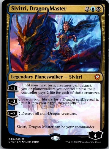 MTG SkeenAB Siyitri Dragon Master from DMC. NM.