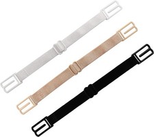 Women's Non-slip Adjustable Elastic Bra Strap Clips Holder-3 Packs