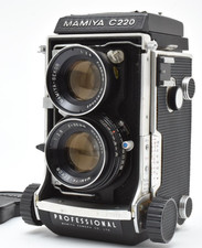Blue Dot [Exc+5] Mamiya C220 TLR 6X6 Filmkamera + Sekor 80mm f2.8 aus JAPAN
