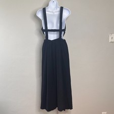 Modern Citizen Black Linen Blend Cutout Open Back Maxi Dress Sleeveless Summer