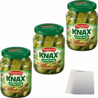 Hengstenberg Knax GewüRzgurken 3Er Pack 3X330G Glas Usy Block