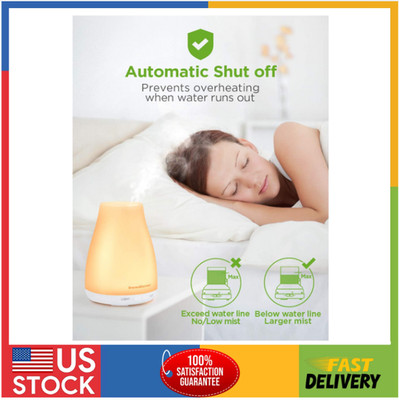 InnoGear Essential Oil Diffuser, Upgraded Diffusers for Essential Oils 7 Color