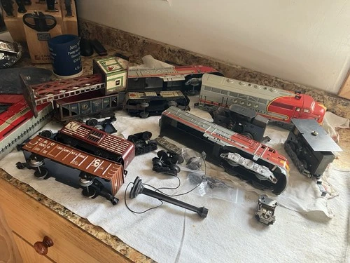 MARX TRAIN PARTS LOT