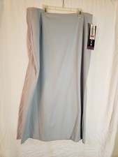 Women's Sag Harbor Light Blue Midi Skirt Size 16 H475 