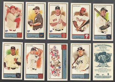 2011 Topps Allen and Ginter MINI A&G BACK Parallel Single Card 1-300 Rookie Logo
