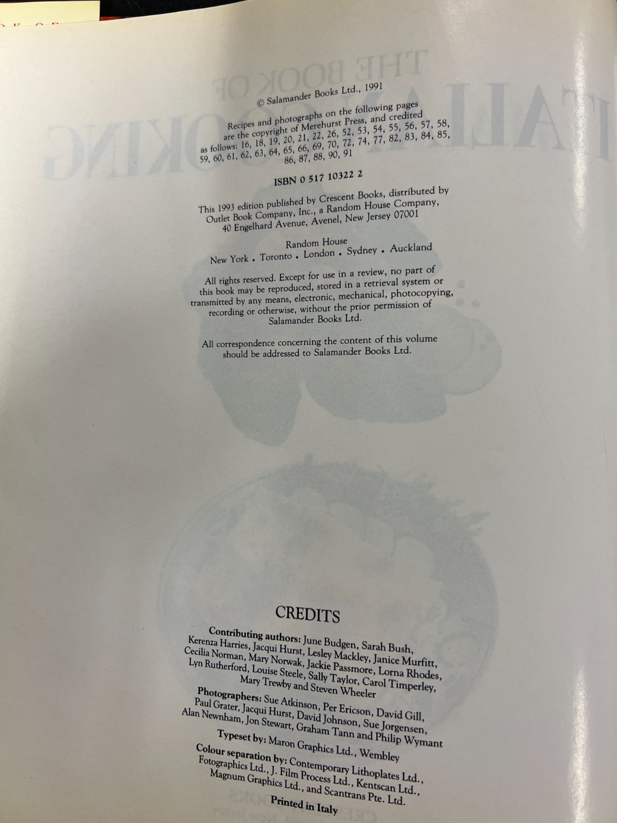 Sicily Souvenir Sicilia Apron,Mitt, Pot Holder & 4  VTG  Italian Cook Books