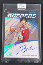 2024-25 Panini One And One Jaylen Wells The Oneders Auto Platinum RC 1/1