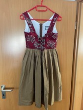 dirndl rot mit kettenverzierung grösse 36